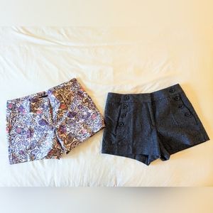 2 Pair of Shorts - Ann Taylor + Loft Size 6